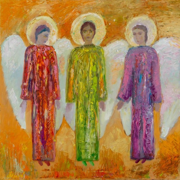 Energijska umetniška slika - Glasniki