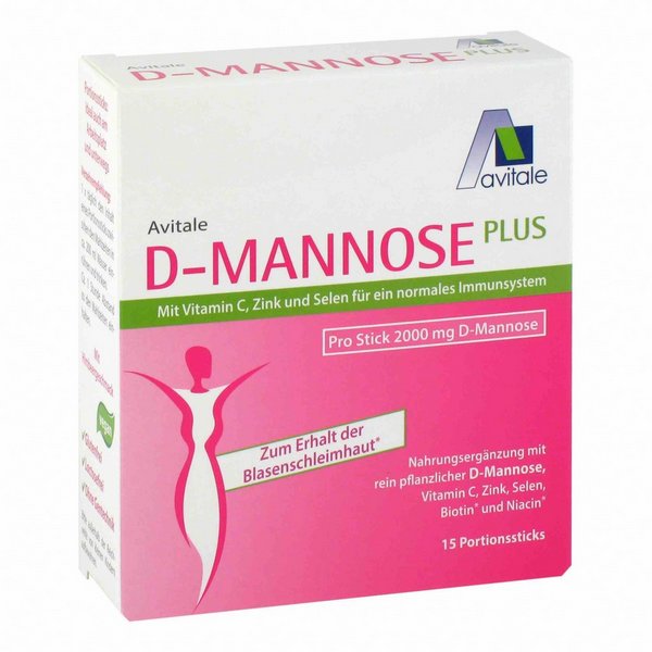 D-manoza Plus (2000 mg, z okusom maline)