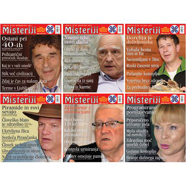 Revija Misteriji - zadnjih šest številk