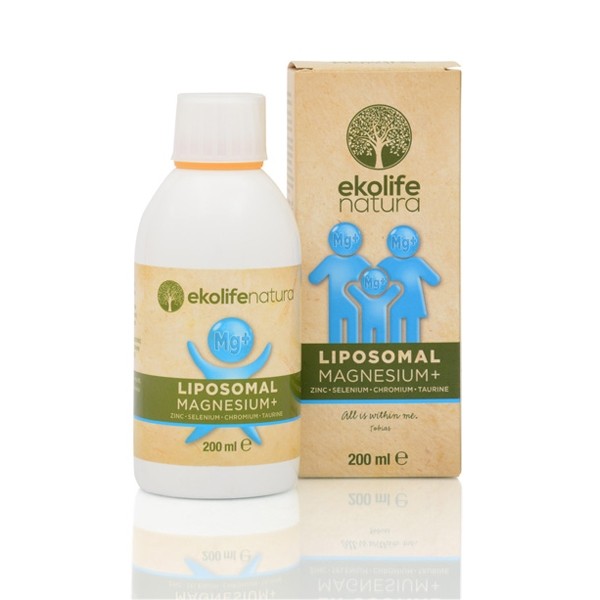 Liposomski magnezij Plus (magnezij, cink, selen, krom, tavrin) (200 ml)