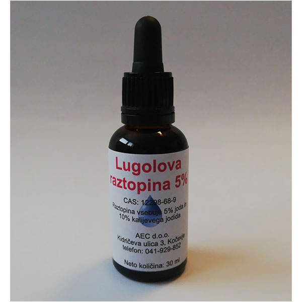 Lugolova (jodova) raztopina – 30 ml